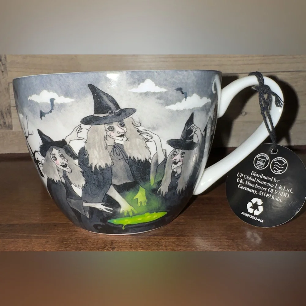 SUPER CUTE ๐ฅฐ PORTOBELLO BY DESIGN HALLOWEEN WICKED WITCHES ๐งโโ๏ธ COFFEE MUG - Picture 1 of 17